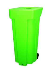 سطل زباله پلاستیکی | دارای 2 چرخ | برای مایعات هرز 