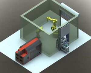 سلول  سیستم لیزری رباتیک 