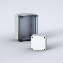 جعبه ترمینال ای بی اس | هالوژن آزاد|پایه دیواری | با کاور شفاف