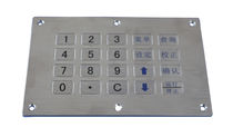 صفحه کلید مربعی| 20 دکمه| نصب پانلی| ضد آب
