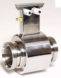 دستگاه سنجش جریان الکترومغناطیسی|برای مایعات|در خط|بهداشتی