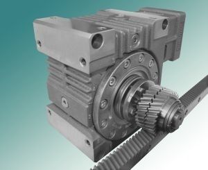 درایو دنده شانه ای ساده و پینیون دنده استوانه ای | محور | از قبل نصب شده