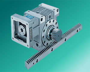 درایو پینیون استوانه ای و دنده شانه ای مارپیچ | محور