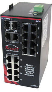 سوئیچ شبکه صنعتی مدیریتی | لایه 2 | 16 پورتی