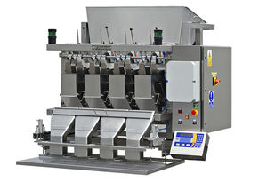 ترازوى ماشينى خطی |دارای فیدر قیفی وعملکرد با نیروی جاذبه | برای مواد حجیم