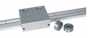 راهنمای خطی با چرخ اسکیت | آلومینیم