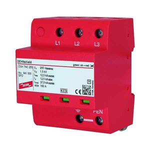 محافظ نوسان ولتاژ نوع 1 | ریل DIN | چند قطبی | ولتاژ پایین