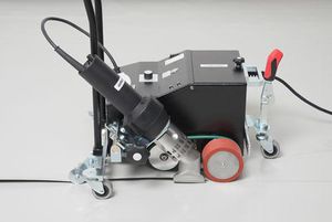 دستگاه جوش پلاستیک با هوای داغ ( حرارتی ) | روی هم چیده شده | اتوماتیک | برای برزنت ها 