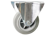 چرخ کالسکه ای با لاستیک توپر | فولاد | پلی اورتان