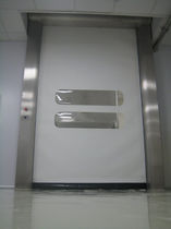 درب رولی ( کرکره ای )  به بالا جمع شونده  | تعمیر خودکار | سرعت بالا | اتاق پاک 