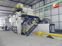 دستگاه شات بلاست ( ساچمه پاش ) بار معلق | غلطکی | توربین | برای پروفیل ها 