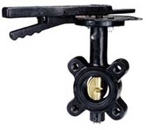 شیر پروانه ای بخار | لاستیکی | نوع لاگ