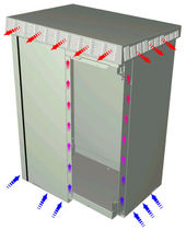 کابینت ذخیره سازی | ایستاده روی کف | آلومینیوم | بیرونی