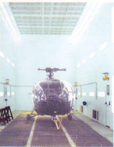 تونل رنگ کاری برای کاربردهای حمل و نقل هوایی 